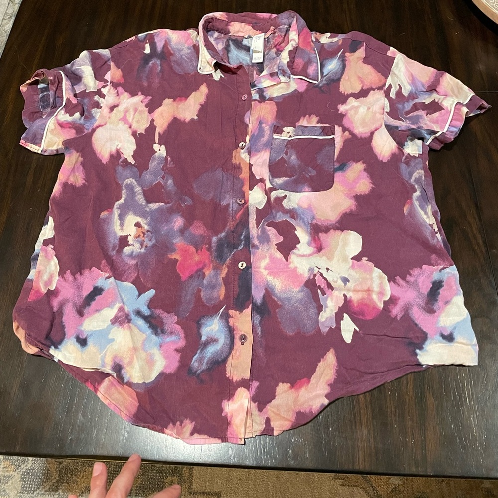 Purple matching pajama set